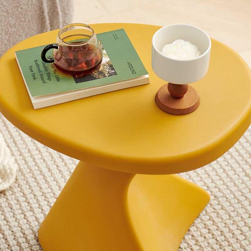 Modern Minimalist PE Cylinder Side Table 1-Tier For Living Room