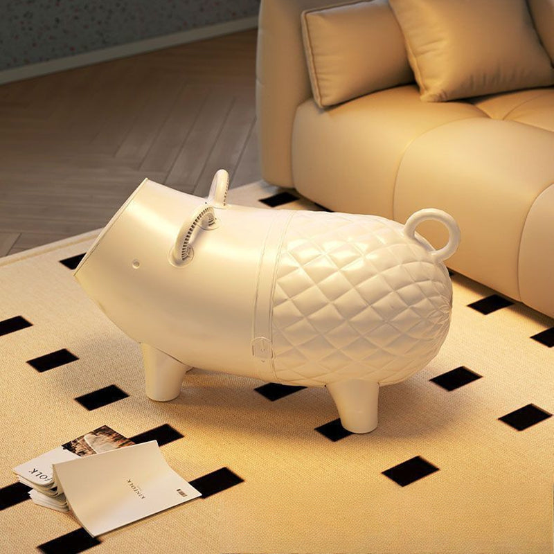 Contemporary Creative Plastic Pig-Shaped Side Table 1-Storage For Living Room