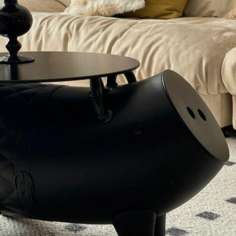 Contemporary Creative Plastic Pig-Shaped Side Table 1-Storage For Living Room