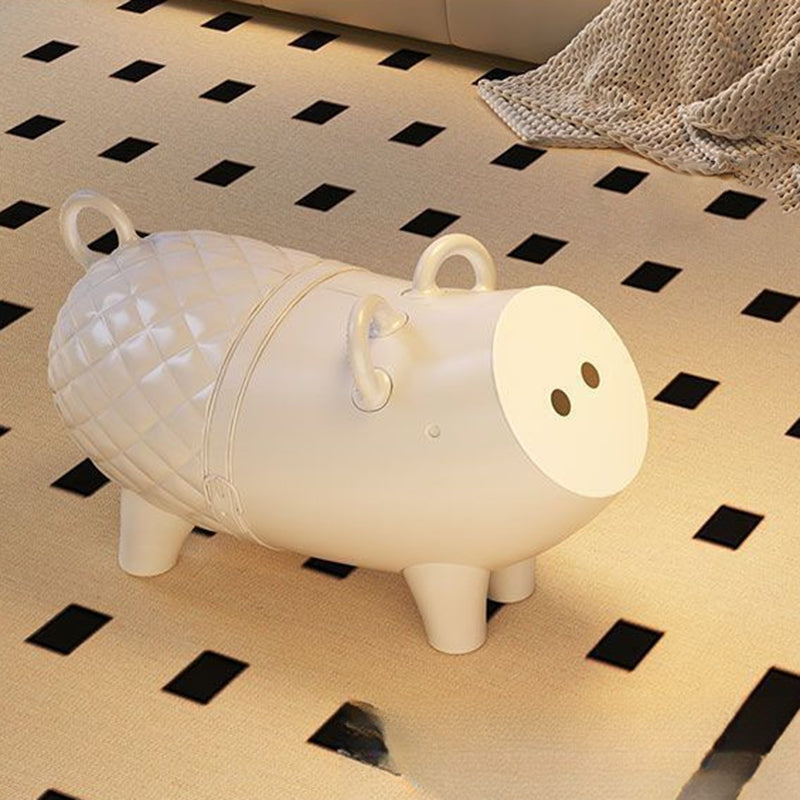 Contemporary Creative Plastic Pig-Shaped Side Table 1-Storage For Living Room