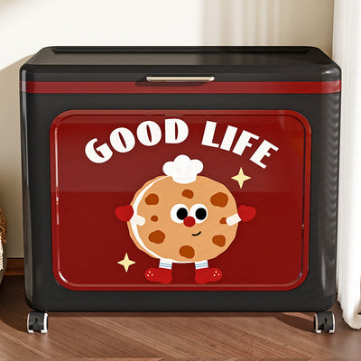 Modern Minimalist Rectangular PP Side Table 1-Storage For Living Room