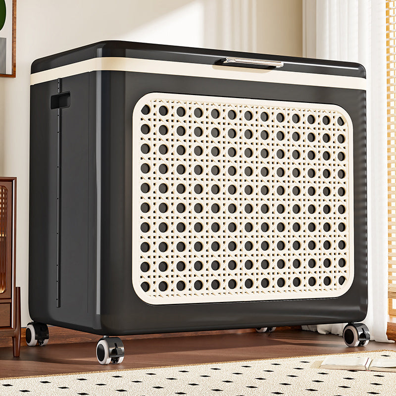 Modern Minimalist Rectangular PP Side Table 1-Storage For Living Room