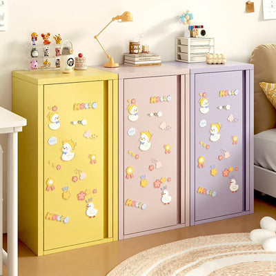 Modern Minimalist Rectangular Steel Storage Cabinet 1-Cabinet For Living Room