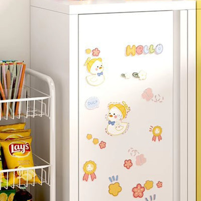 Modern Minimalist Rectangular Steel Storage Cabinet 1-Cabinet For Living Room