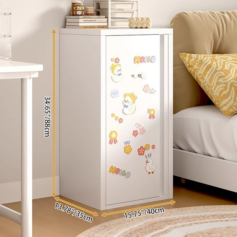 Modern Minimalist Rectangular Steel Storage Cabinet 1-Cabinet For Living Room