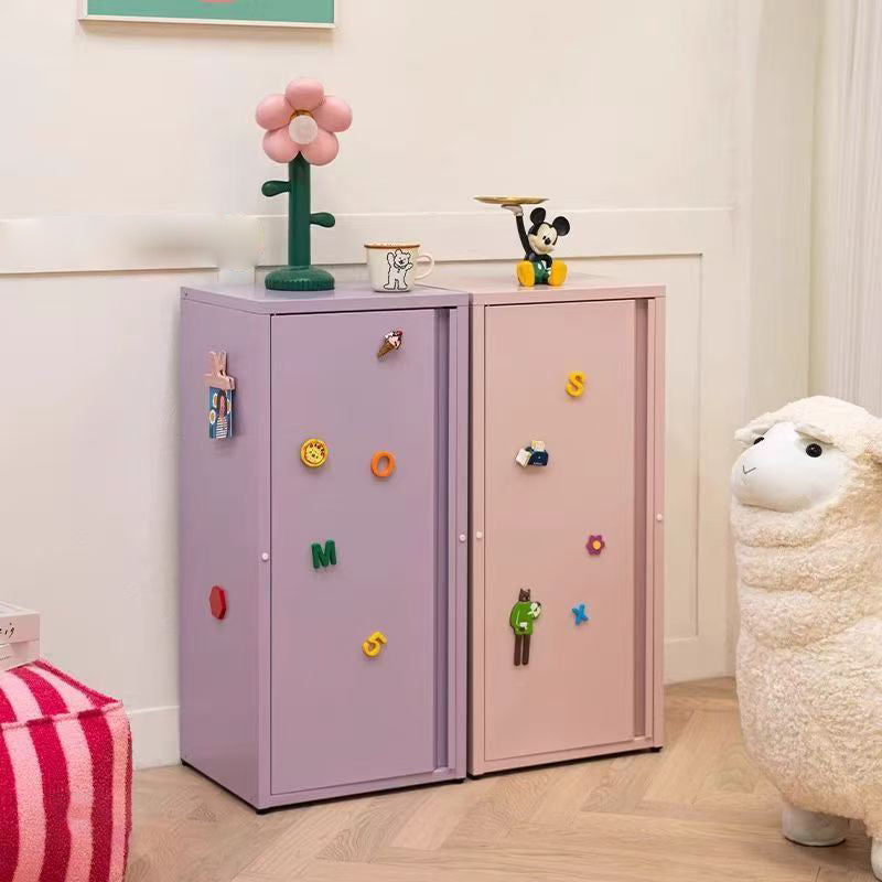 Modern Minimalist Rectangular Steel Storage Cabinet 1-Cabinet For Living Room