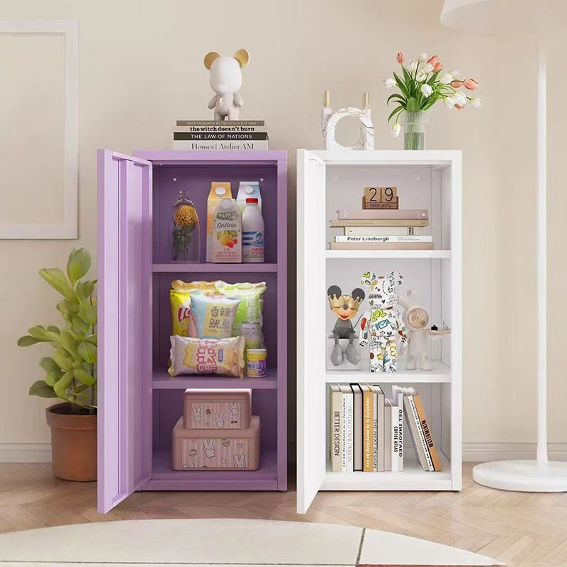 Modern Minimalist Rectangular Steel Storage Cabinet 1-Cabinet For Living Room