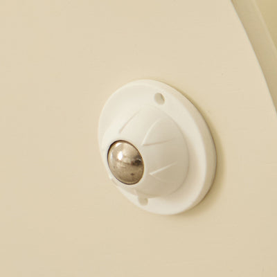 Contemporary Nordic Cylindrical Pine Wood Side Table 1-Tier For Living Room