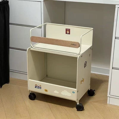 Modern Minimalist Rectangular Carbon Steel Side Table 2/3-Tier For Living Room