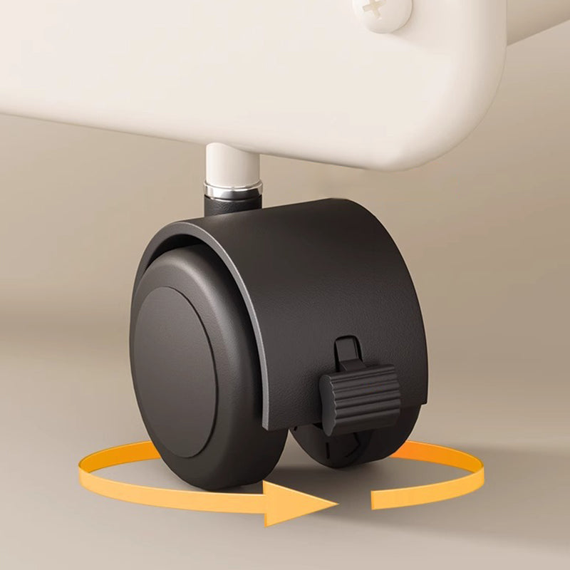 Modern Minimalist Rectangular Carbon Steel Side Table 2/3-Tier For Living Room