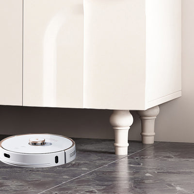 Modern Minimalist Rectangular Solid Wood Medium Density Fiberboard Shoe Storage 2-Cabinet For Entryways