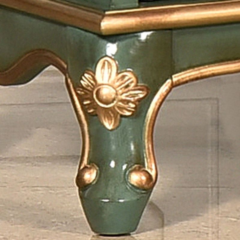 Traditional French Rectangular Solid Wood Shoe Storage 2-Cabinet For Entryways