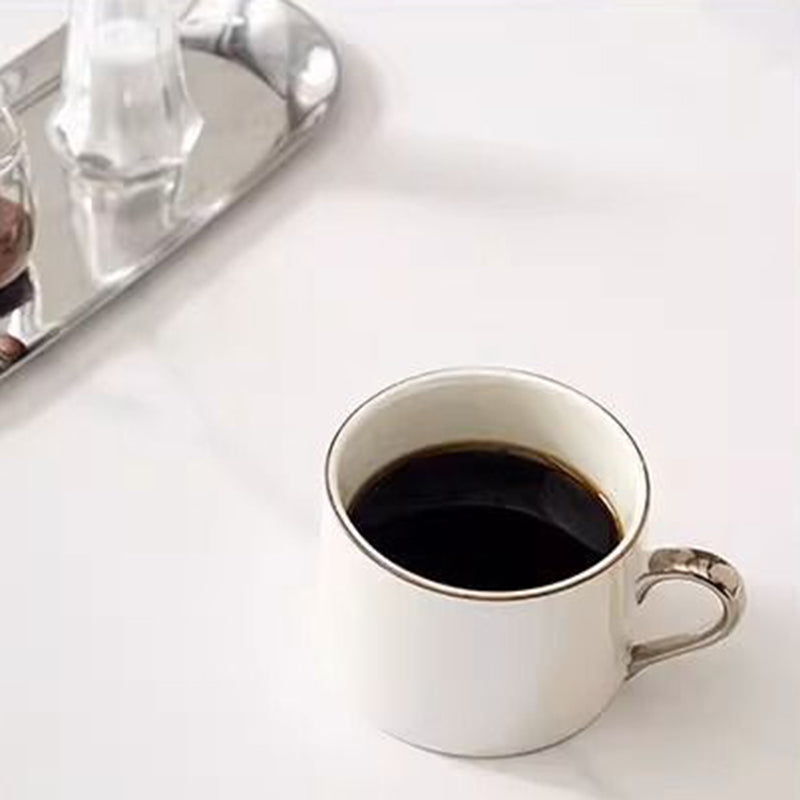 Modern Minimalist Trapezoidal Stone Slab Iron Side Table 1-Tier For Living Room