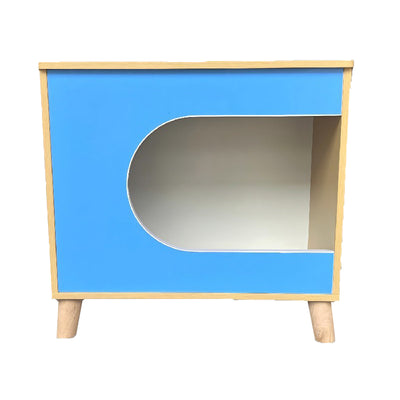 Contemporary Creative Rectangular Solid Wood Medium Density Fiberboard Nightstand 1-Storage For Bedroom