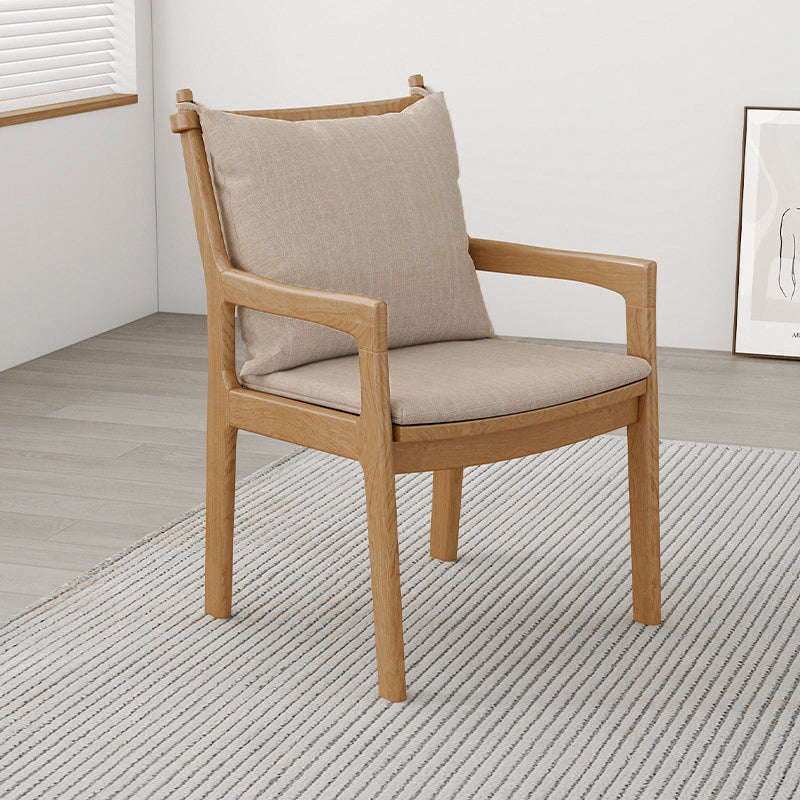 Conjunto de mesa de comedor rectangular de madera de fresno nórdica contemporánea de América del Norte - Conjunto de mesa de comedor con sillas acolchadas para comedor y cocina 