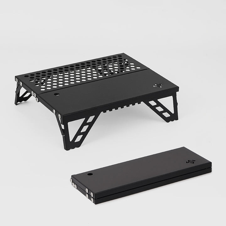 Moderner minimalistischer rechteckiger Aluminiumlegierung Outdoor Klapptisch 1-stufig für Garten 