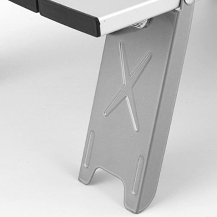 Mesa de Café Plegable para Campamento al Aire Libre de Aleación de Aluminio Rectangular Minimalista Moderna de 1 Nivel para Jardín 