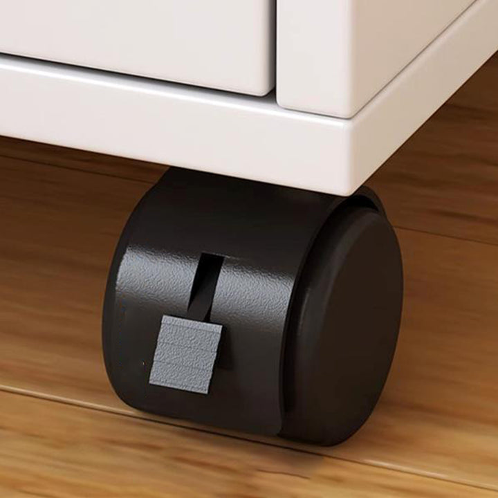 Moderner minimalistischer rechteckiger Nachttisch aus mitteldichter Faserplatte mit 1 Schublade für das Schlafzimmer 
