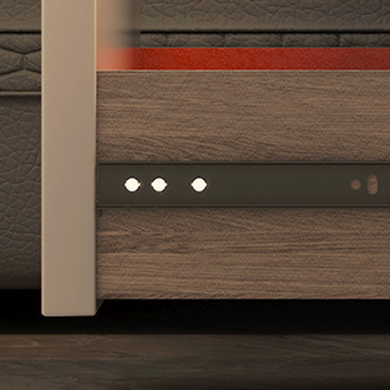 Moderner minimalistischer Nachttisch aus mitteldichter Faserplatte mit einer Schublade für das Schlafzimmer 