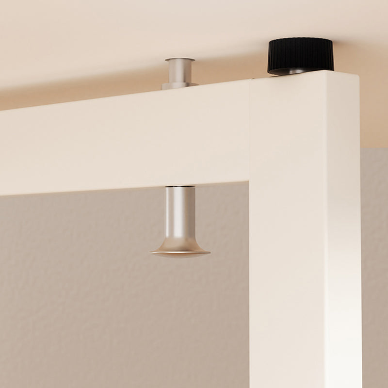 Mesa de centro plegable rectangular moderna y minimalista de tablero de partículas y acero al carbono de 1 nivel para sala de estar 