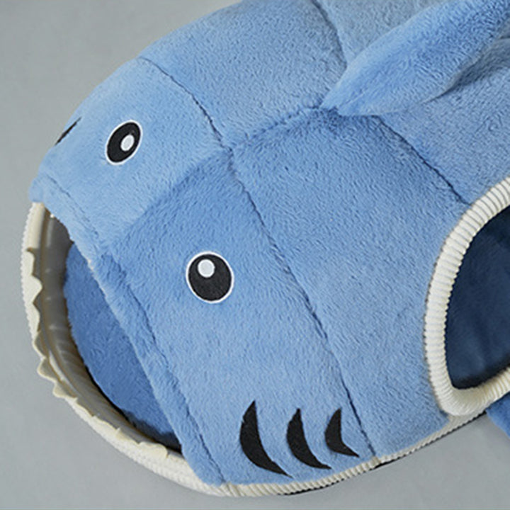 Lit contemporain créatif Petit requin lit pour chat en fourrure de lapin en coton PP lit pour chien pour chambre à coucher 