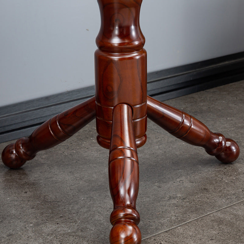 Traditional Chinese Cylindrical Triangular White Ash Solid Wood Hall Tree For Bedroom &amp; Entryways