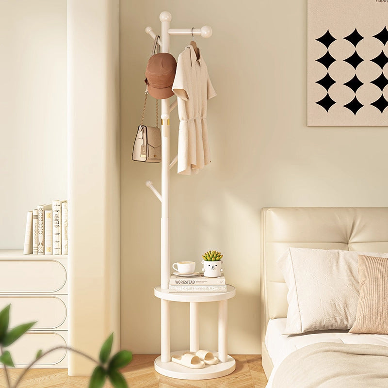 Moderner minimalistischer zylindrischer Baumzweig aus Kiefernholz, mitteldichte Faserplatte, beweglicher Flurbaum, 2-stufig für Schlafzimmer &amp; Eingangsbereiche 