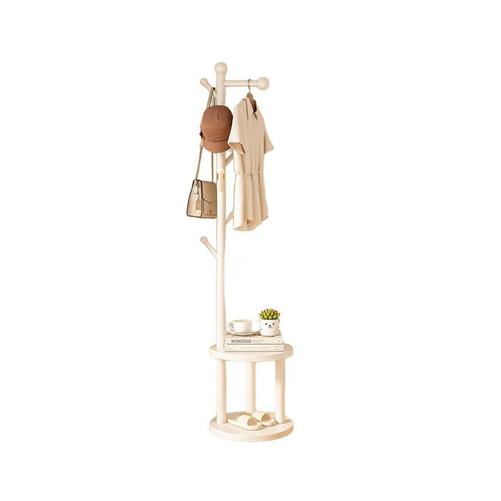 Moderner minimalistischer zylindrischer Baumzweig aus Kiefernholz, mitteldichte Faserplatte, beweglicher Flurbaum, 2-stufig für Schlafzimmer &amp; Eingangsbereiche 