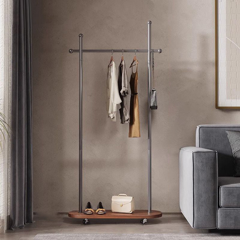 Moderner minimalistischer rechteckiger Hallenbaum aus Kohlenstoffstahl und mitteldichter Faserplatte für Schlafzimmer und Eingangsbereiche 
