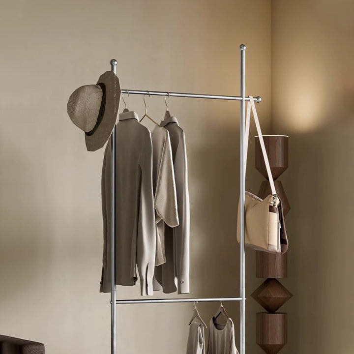 Moderner minimalistischer rechteckiger Hallenbaum aus Kohlenstoffstahl und mitteldichter Faserplatte für Schlafzimmer und Eingangsbereiche 
