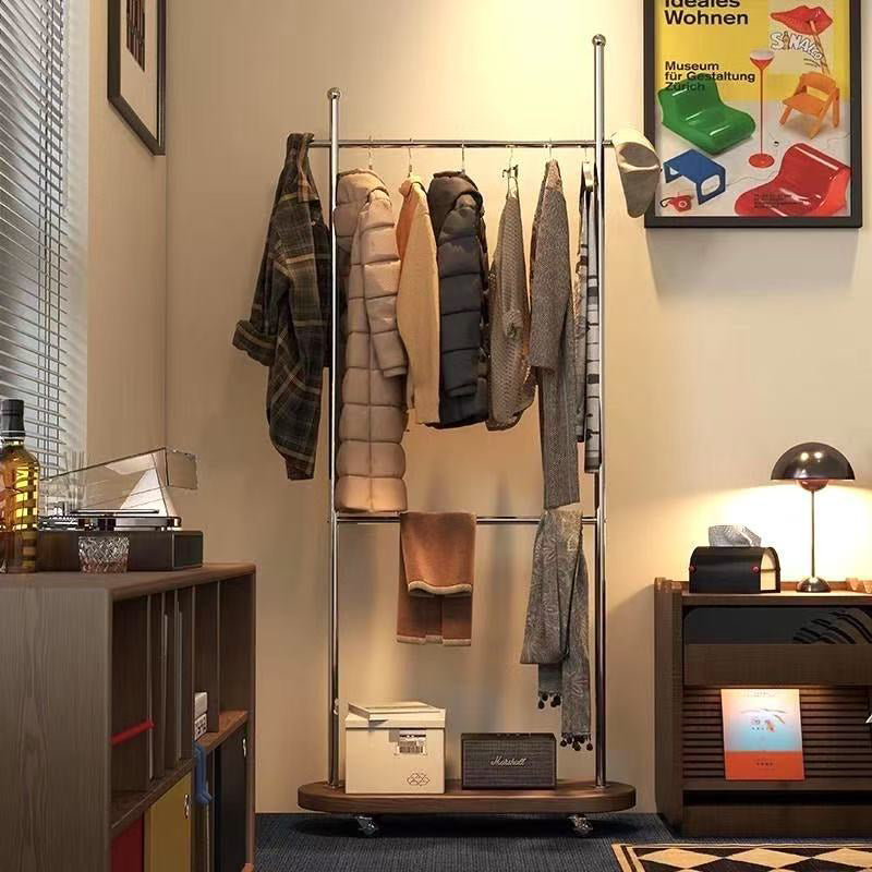 Moderner minimalistischer rechteckiger Hallenbaum aus Kohlenstoffstahl und mitteldichter Faserplatte für Schlafzimmer und Eingangsbereiche 