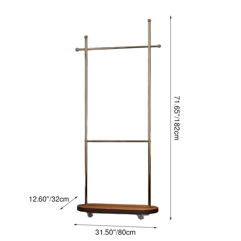 Moderner minimalistischer rechteckiger Hallenbaum aus Kohlenstoffstahl und mitteldichter Faserplatte für Schlafzimmer und Eingangsbereiche 