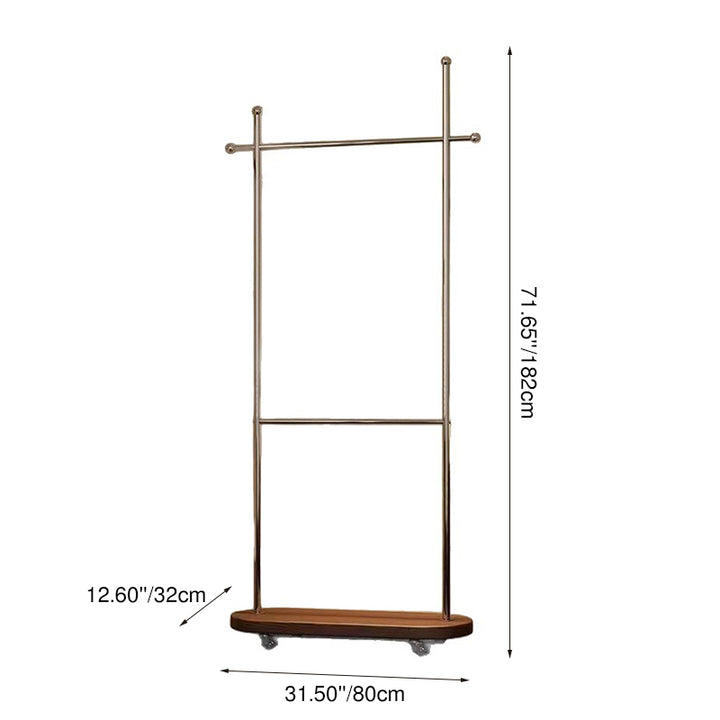 Moderner minimalistischer rechteckiger Hallenbaum aus Kohlenstoffstahl und mitteldichter Faserplatte für Schlafzimmer und Eingangsbereiche 