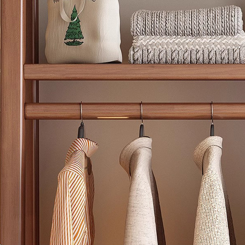 Modern Minimalist Rectangular Trapezoidal Pine Wood Rubberwood Solid Multi-layer Board Hall Tree 1/2 Drawer For Bedroom &amp; Entryways