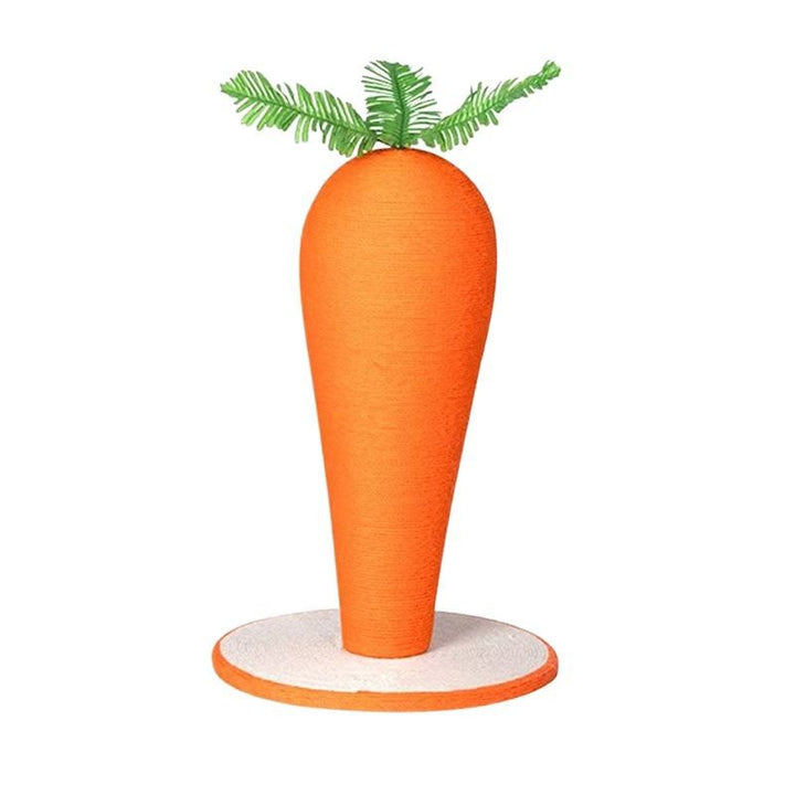 Arbre à chat cylindrique contemporain en corde de sisal, en forme de carotte, créatif, pour chambre à coucher 