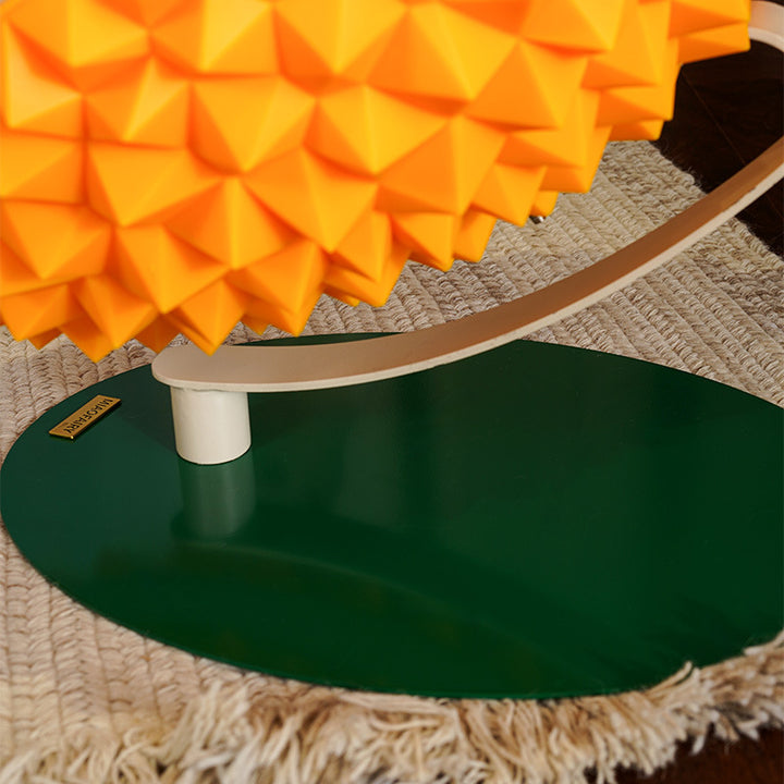 Lit pour animal de compagnie en métal, silicone et corde de chanvre, contemporain, créatif, ovale, en forme de durian, pour chambre à coucher 