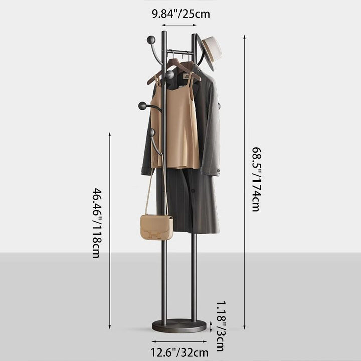 Árbol de pasillo rectangular moderno minimalista de rama de árbol de acero inoxidable para dormitorio y entradas 