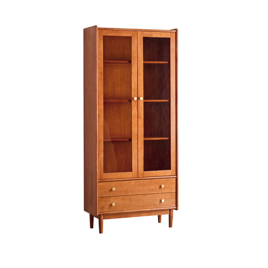 Contemporary Nordic Rectangular Rubberwood Pine Rubberwood Plywood Storage Cabinet 1-Cabinet For Living Room