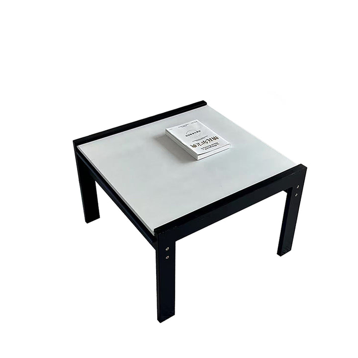 Contemporary Nordic Rectangular Boxwood Medium Density Fiberboard Extendable Coffee Table 2 Tier For Living Room