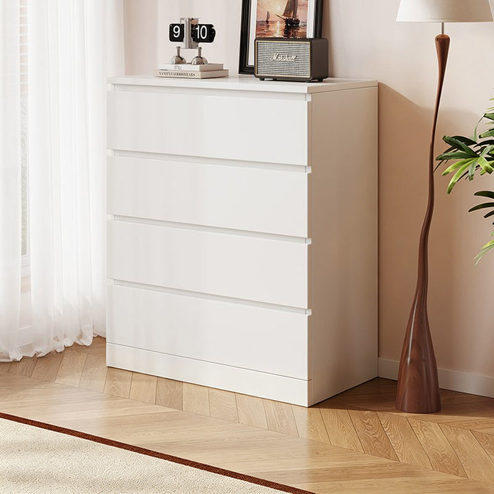 Contemporary Nordic Rectangular Particle Board Storage Cabinet 4/6 Drawer For Living Room