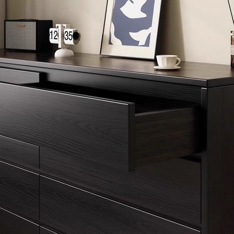 Contemporary Nordic Rectangular Particle Board Storage Cabinet 4/6 Drawer For Living Room