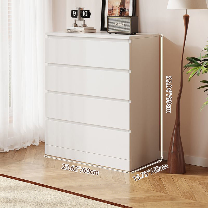 Contemporary Nordic Rectangular Particle Board Storage Cabinet 4/6 Drawer For Living Room