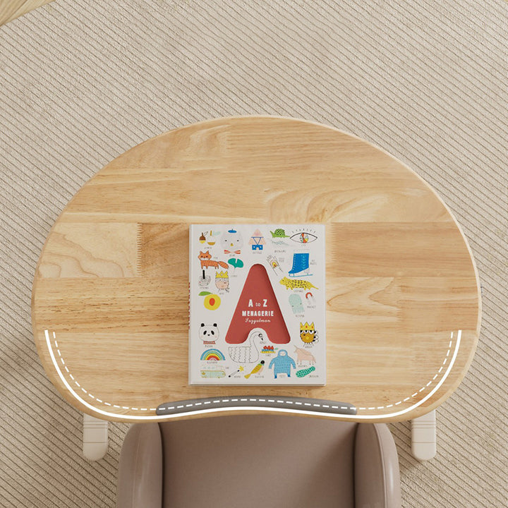 Escritorio plegable contemporáneo escandinavo de altura ajustable, con 1 cajón, de tablero de pino curvado de unión dentada, plástico y aleación de aluminio, para dormitorio 