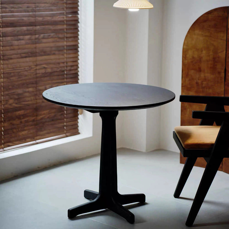 Moderner Mid-Century Couchtisch aus Massivholz mit gekreuztem Fuß für das Wohnzimmer 