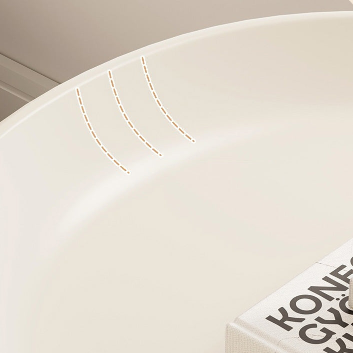 Table basse ovale contemporaine en plastique et acier avec roulettes et 2 niveaux pour salon 