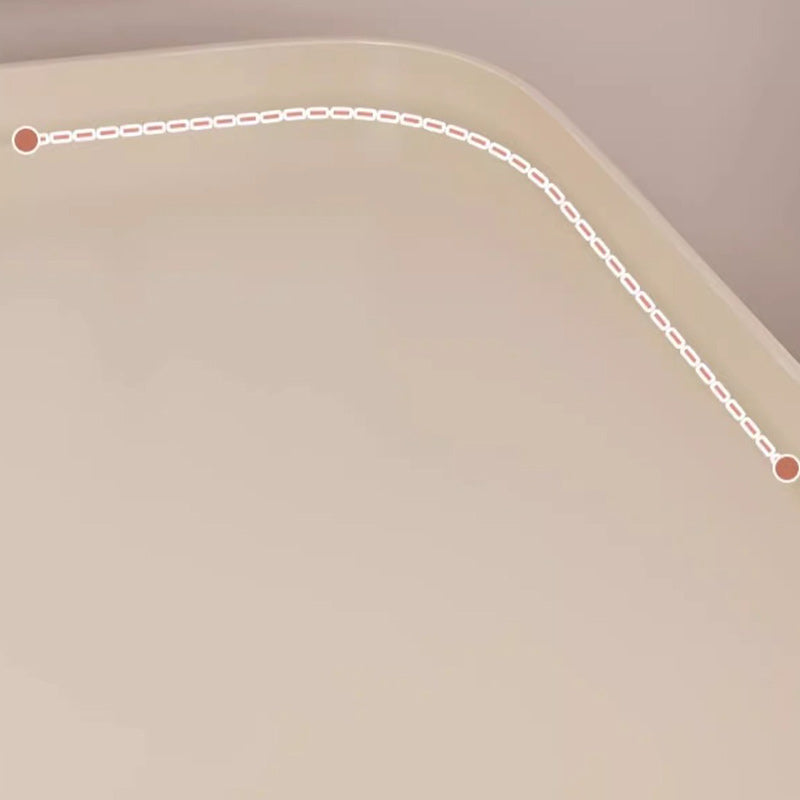 Zeitgenössischer kreativer quadratischer Beistelltisch aus Edelstahl mit 2 Ebenen für das Wohnzimmer 