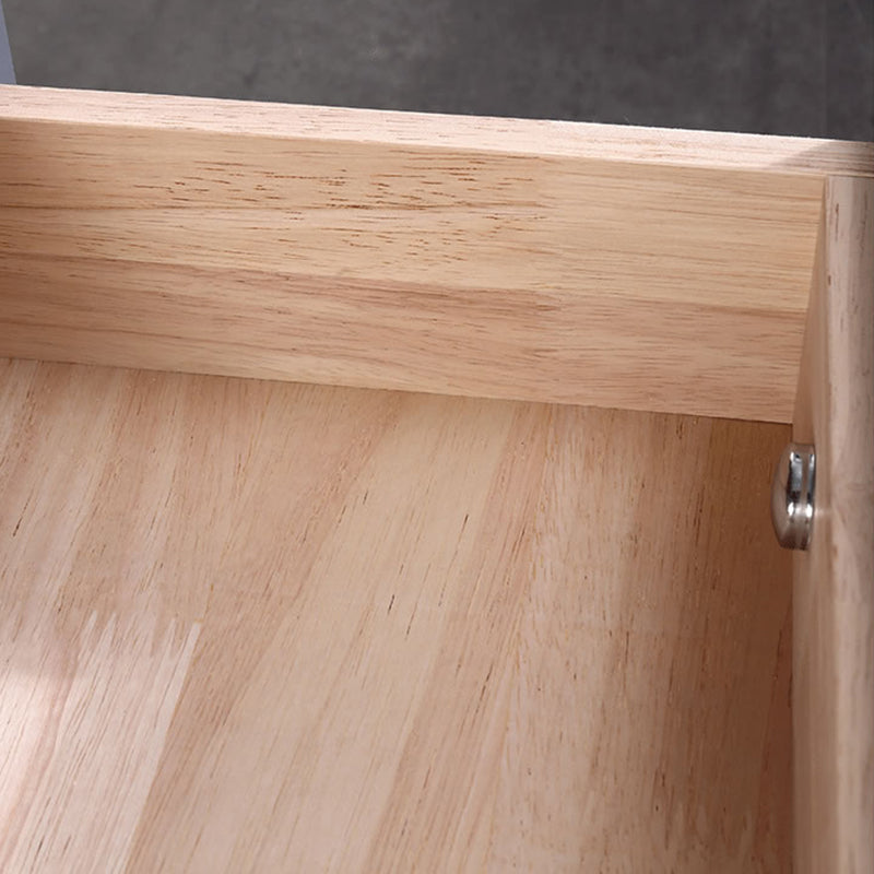 Moderner minimalistischer quadratischer dunkelgrauer Nachttisch mit 1 Schublade für das Schlafzimmer 