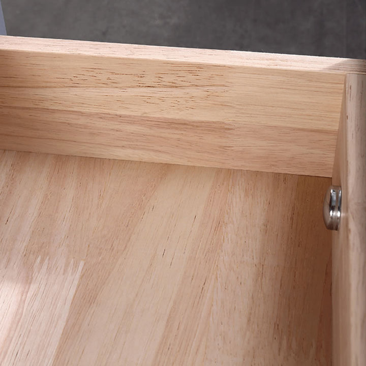 Moderner minimalistischer quadratischer dunkelgrauer Nachttisch mit 1 Schublade für das Schlafzimmer 
