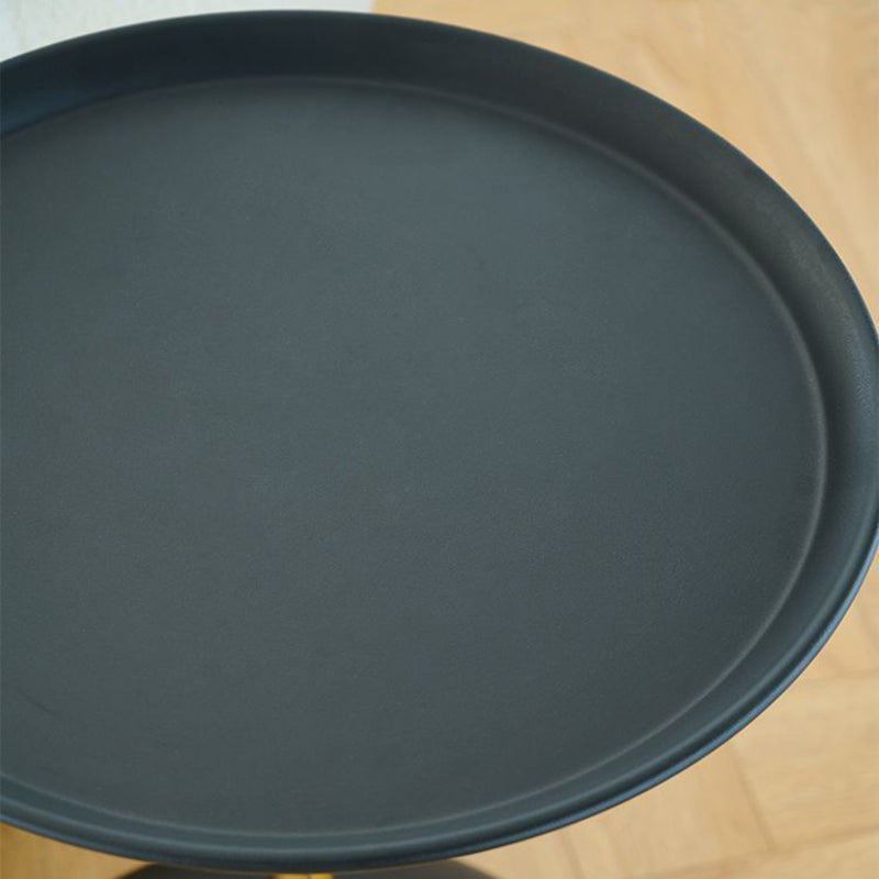 Modern Luxury Round Iron Side Table 1-Tier For Living Room