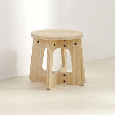 Contemporary Creative Rectangular Pine Solid Wood Kids Desk & Chair Set 1-Drawer For Bedroom